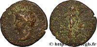 THE JULIO-CLAUDIANS (27 BC to 69 AD) Dupondius NERO Lyon 66 (29,5mm, 12,97g, 6h) -