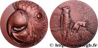 FRANCE Médaille, Cacatoès ANIMAUX Monnaie de Paris 1972 (71,50mm, 172,86g, 12h) -
