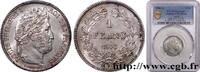 FRANCE 1 franc Louis-Philippe, couronne de chêne LOUIS-PHILIPPE I Paris 1846 (23mm, 5,00g, 6h) -