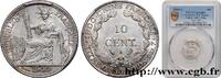 FRENCH INDOCHINA 10 Centièmes FRENCH INDOCHINA Paris 1900 (19mm, 2,72g, 6h) -