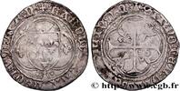 FRANCE Blanc à la couronne de Bretagne CHARLES VIII Nantes n.d. (27mm, 2,68g, 12h) -