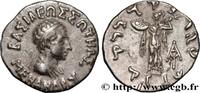 Hellenistic 2 (188 BC to 30 BC) Drachme bilingue BACTRIA - BACTRIAN KINGDOM - MENANDER I SOTER c. 160-155 AC. (17mm, 2,45g, 1h) -