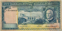 ANGOLA 1000 Escudos ANGOLA 1000 Escudos 1962 F- -