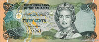 BAHAMAS 50 Cents BAHAMAS 50 Cents 2001 XF+ -