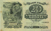 ESTONIA 20 Krooni ESTONIA 20 Krooni 1932 AU -