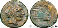 THE REPUBLIC (280 BC to 27 BC) Semuncia ROMAN REPUBLIC - ANONYMOUS Rome ou Italie c. 215-212 AC. (20,5mm, 5,72g, 12h) -