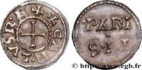 FRANCE Denier CHARLES II LE CHAUVE / THE BALD Paris s.m. (20,5mm, 1,59g, 6h) -