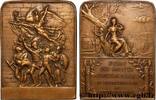 FRANCE Plaquette, Union des Sociétés d’éducation physique ARMÉES n.d. (51mm, 46,56g, 12h) -
