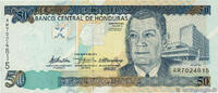 HONDURAS 50 Lempiras HONDURAS 50 Lempiras 2010 UNC -