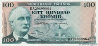 ICELAND 100 Kronur ICELAND 100 Kronur 1961 UNC -