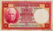 ICELAND 10 Kronur ICELAND 10 Kronur 1948 VF -