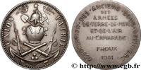 FRANCE Médaille, Association des anciens sous-officiers ARMÉES 1951 (36,5mm, 30,21g, 12h) -