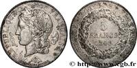 FRANCE Concours de 5 francs, essai en étain par Vauthier II REPUBLIC Paris 1848 (37mm, 17,62g, 6h) -