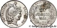 FRANCE Concours de 20 francs, essai d’Alard II REPUBLIC Paris 1848 (21mm, 2,82g, 6h) -