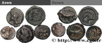 FRANCE Lot de 5 petits bronzes LOTS (mm, g, h) -