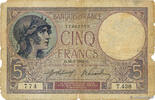 FRANCE 5 Francs FEMME CASQUÉE FRANCE 5 Francs FEMME CASQUÉE 1918 G -
