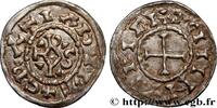 FRANCE Obole CHARLES II LE CHAUVE / THE BALD Saint-Denis s.m. (15,5mm, 0,94g, 7h) -