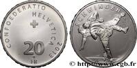 SWITZERLAND 20 Francs Lutte Suisse SWITZERLAND Berne 2013 (33mm, 20g, 12h) -