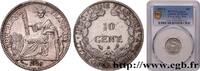 FRENCH INDOCHINA 10 Centièmes FRENCH INDOCHINA Paris 1919 (19mm, 2,70g, 6h) -