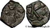 THE HERACLIUS DYNASTY (602-717) Demi-follis HERACLIUS and HERACLIUS CONSTANTINE Constantinople c. 630 (18,5mm, 3,98g, 6h) -
