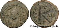 THE EMPIRE FROM ANASTASIUS TO MAURICE TIBERIUS (49 Demi-follis JUSTINIAN I Constantinople 538-539 (30mm, 11,13g, 7h) -