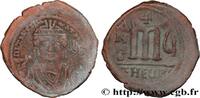 THE EMPIRE FROM ANASTASIUS TO MAURICE TIBERIUS (49 Follis MAURICIUS TIBERIUS Theoupolis (Antioche) 583-584 (31,5mm, 11,52g, 6h) -