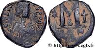THE EMPIRE FROM ANASTASIUS TO MAURICE TIBERIUS (49 Follis JUSTIN I Constantinople 522-527 (32mm, 17,70g, 12h) -