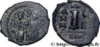 THE EMPIRE FROM ANASTASIUS TO MAURICE TIBERIUS (49 Decanummium JUSTIN II and SOPHIA Theoupolis (Antioche) 572-573 (17mm, 2,63g, 6h) -