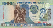 MOZAMBIQUE 500 Meticais MOZAMBIQUE 500 Meticais 1991 UNC- -