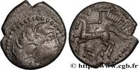 FRANCE Drachme aux mèches aquitaniques, à gauche GALLIA - SANTONES / MID-WESTERN, Unspecified c. 60-50 AC. (14mm, 2,08g, 6h) -