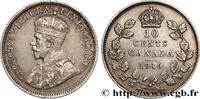 CANADA 10 Cents Georges V CANADA 1916 (18mm, 2,34g, 12h) -