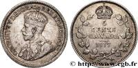 CANADA 5 Cents Georges V CANADA 1917 (15,5mm, 1,18g, 12h) -