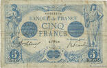 FRANCE 5 Francs BLEU FRANCE 5 Francs BLEU 1914 F -
