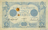FRANCE 5 Francs BLEU FRANCE 5 Francs BLEU 1915 F -