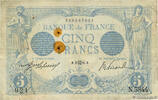 FRANCE 5 Francs BLEU FRANCE 5 Francs BLEU 1915 F -