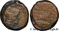 THE REPUBLIC (280 BC to 27 BC) Uncia ROMAN REPUBLIC - ANONYMOUS Sicile c. 215-211 AC. (22mm, 10,97g, 12h) -