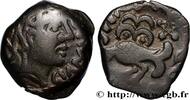 FRANCE Bronze GIAMILOS / SIINV à l’oiseau SENONES (Area of Sens) c. avant 52 AC. (16,5mm, 3,55g, 5h) -