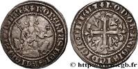 ITALY - KINGDOM OF NAPLES - ROBERT OF ANJOU Gigliato (Gillat) ou Carlin d'argent ITALY - KINGDOM OF NAPLES - ROBERT OF ANJOU Naples n.d. (27mm, 3,94g, 12h) -
