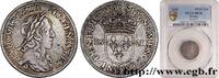 FRANCE Essai du douzième d'écu, 2e type, 1er poinçon de W LOUIS XIII Paris, Monnaie du Louvre 1641 (20,5mm, 2,23g, 6h) -