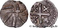 FRANCE Denier MEROVINGIAN COINS Atelier indéterminé s.m. (12,5mm, 1,16g, 6h) -