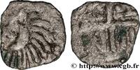 FRANCE Denier MEROVINGIAN COINS Atelier indéterminé s.m. (12,5mm, 0,94g, 4h) -