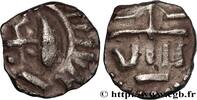 FRANCE Denier MEROVINGIAN COINS Atelier indéterminé s.m. (10,5mm, 1,21g, 4h) -