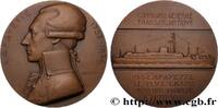 FRANCE Médaille, Paquebot M. S. Lafayette MER ET MARINE : PAQUEBOTS, NAVIRES, BATEAUX (1930) (67,5mm, 150,98g, 12h) -