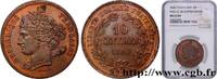FRANCE Concours de 10 centimes, piéfort de Domard, premie II REPUBLIC Paris 1848 (30,5mm, g, 6h) -