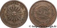 URUGUAY 2 Centesimos soleil URUGUAY Paris 1869 (30mm, 9,66g, 6h) -