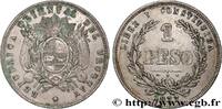 URUGUAY 1 Peso URUGUAY Paris 1877 (37,5mm, 24,97g, 6h) -