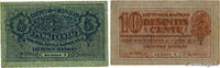 LITHUANIA 5 et 10 Centai LITHUANIA 5 et 10 Centai 1922 F+ -