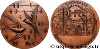 FRANCE Médaille, L’hirondelle ANIMAUX 1980 (68mm, 156,77g, 12h) -