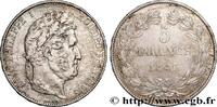 FRANCE 5 francs IIIe type Domard LOUIS-PHILIPPE I Paris 1847 (37,20mm, 24,81g, 6h) -