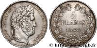 FRANCE 5 francs IIIe type Domard LOUIS-PHILIPPE I Paris 1848 (37,22mm, 24,96g, 6h) -